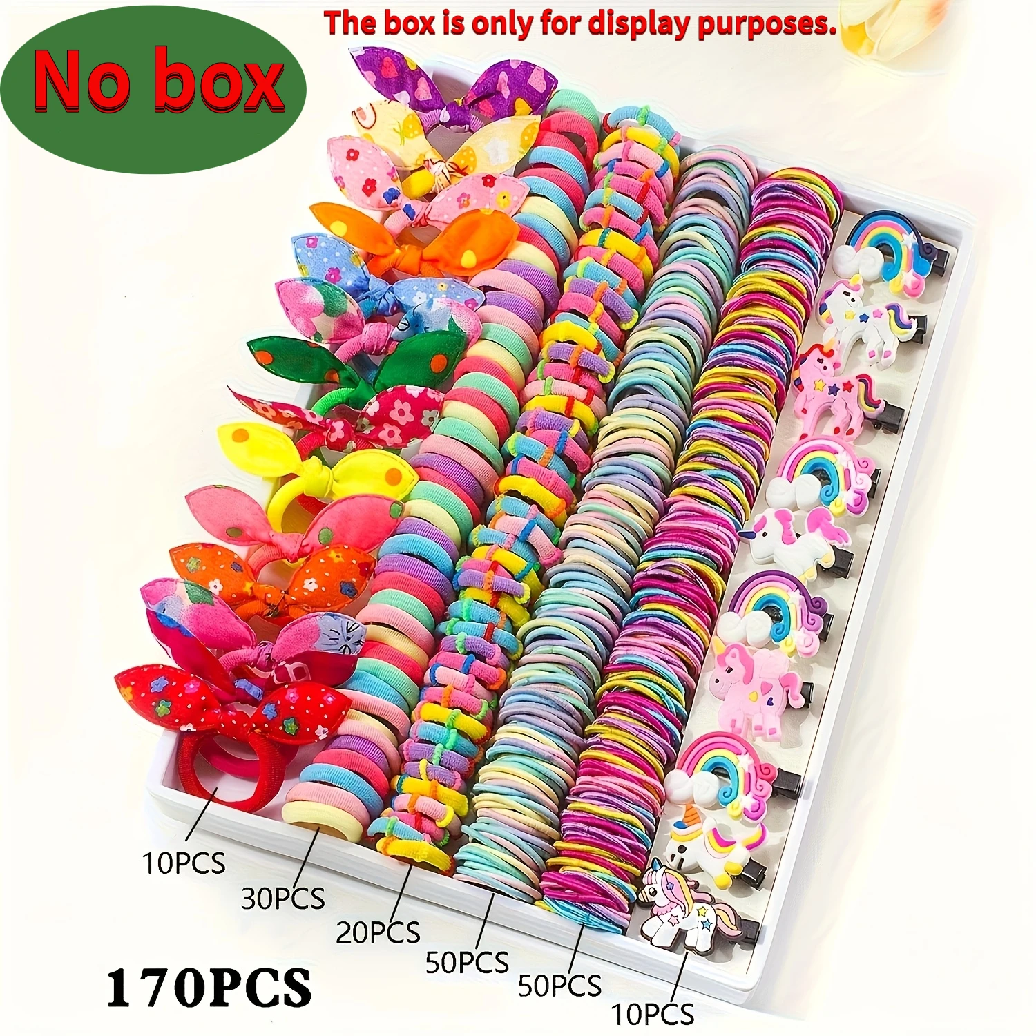 Kids Outdoor Activity Set - 170/906 Pieces of cartoon Hair Accessories