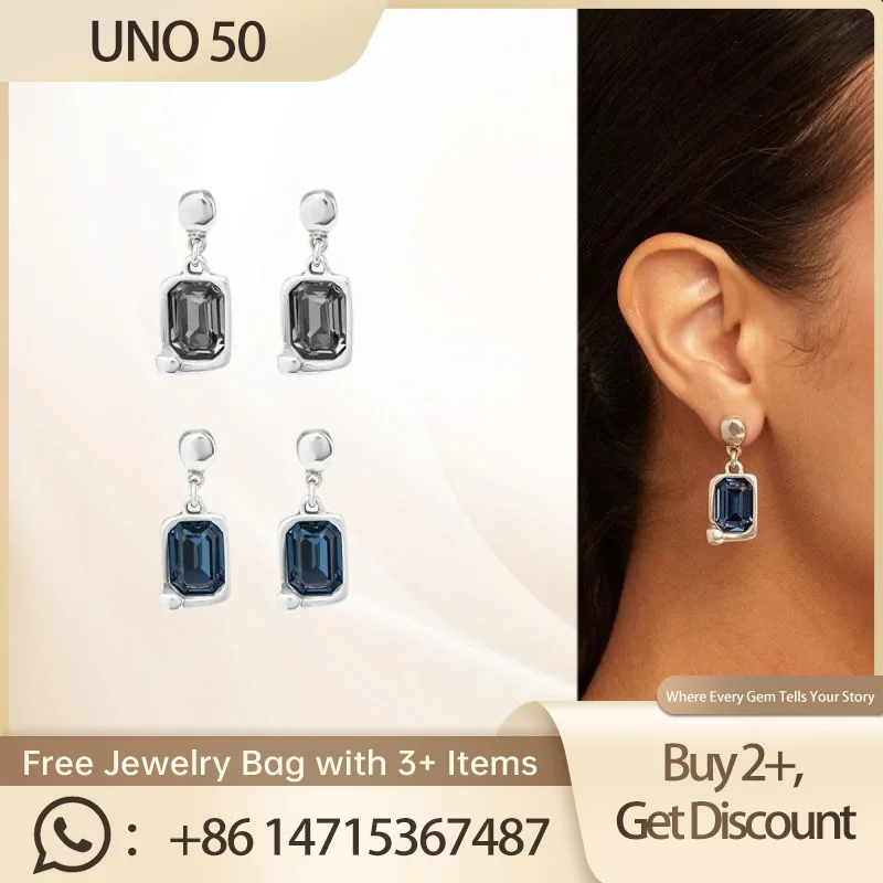 

UNO 50 2024 S925 Sterling Silver Earrings - Modern and Sophisticated Look for Office, Events, and Gifting