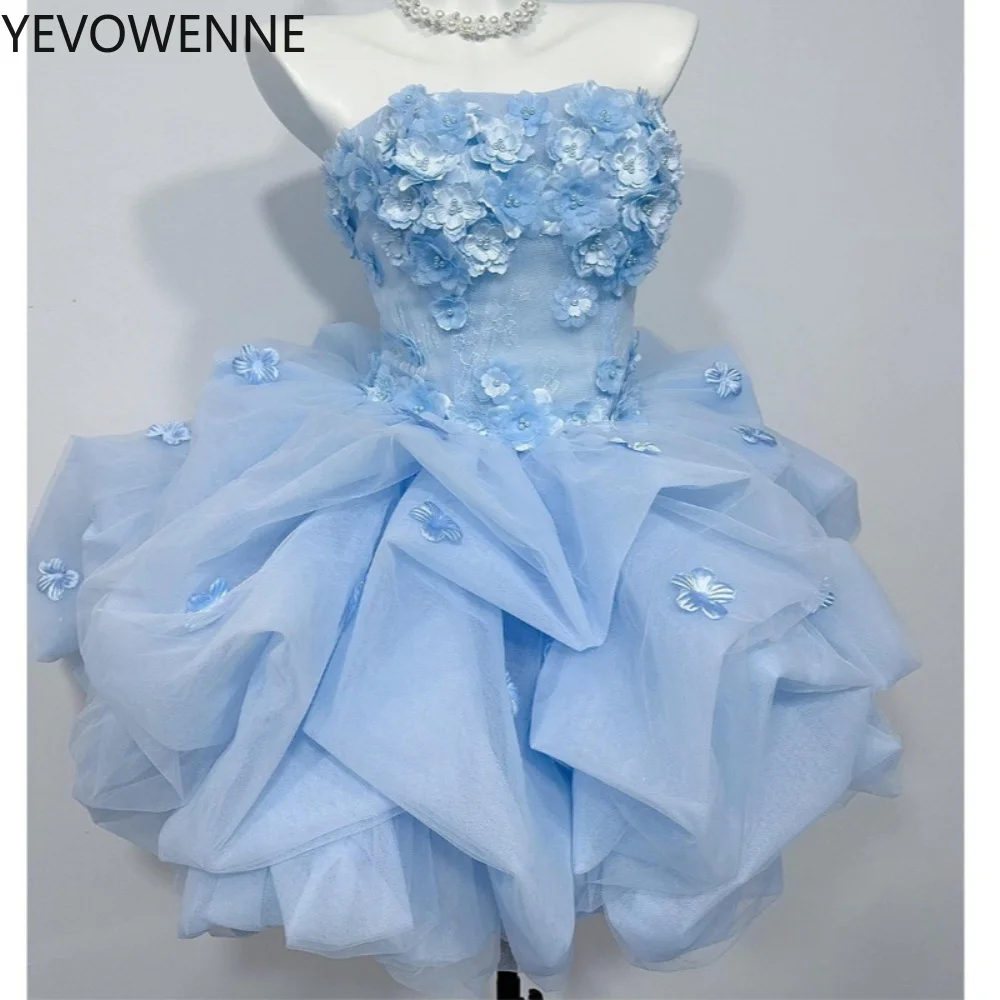 Sweet Flower Vestido De Quinceañera A Line Chic Mini Homecoming Dress for Girls Vintage Fashions Dama Dresses for Quinceanera 15