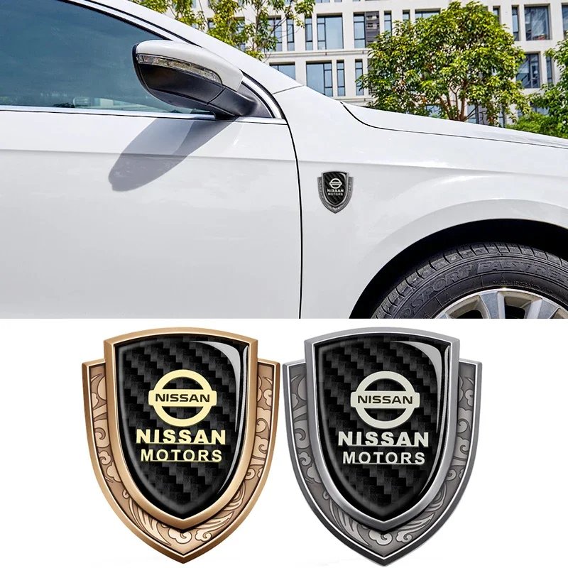 Car Sticker Side Decorative Badge Window Decal for Nissan X-Trall Qashqai Altima Sylphy Nismo Juke Note Leaf Tiida Navara Emblem