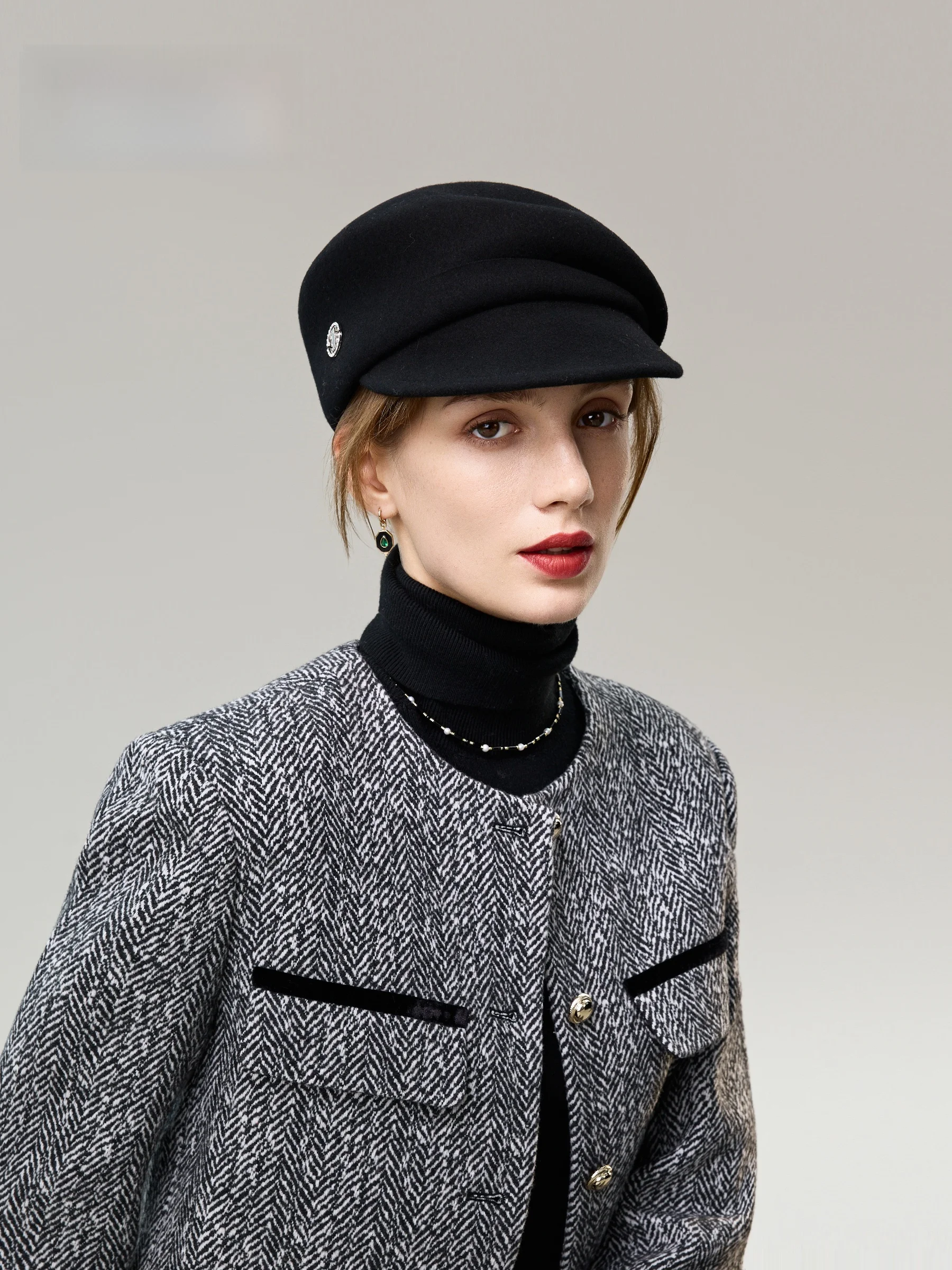elle-gorro-de-invierno-plegable-de-lana-gorro-dubill-faionable-calido-sli-cara-adelgazante-sensacion-de-alta-gama-top-redondo-ajustable-casual