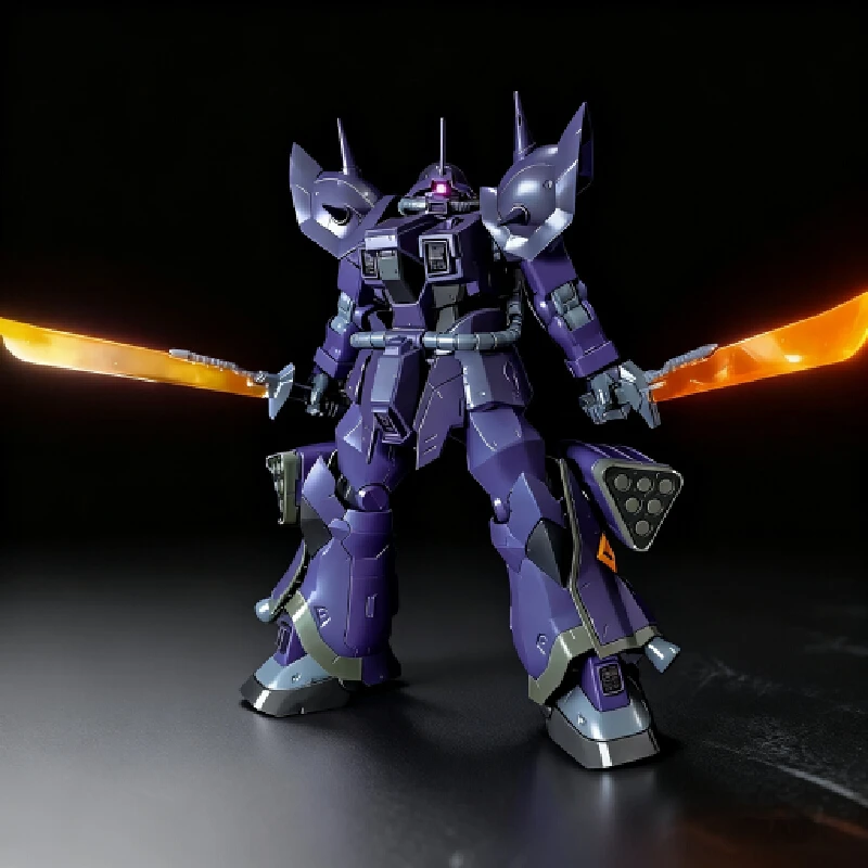 HG 1/144 Ms-18e カンプファー組み立てモデルキット ダーククールアクションフィギュア 可動ジョイントロボットモデルキット プラスチックモデル 男の子のギフト