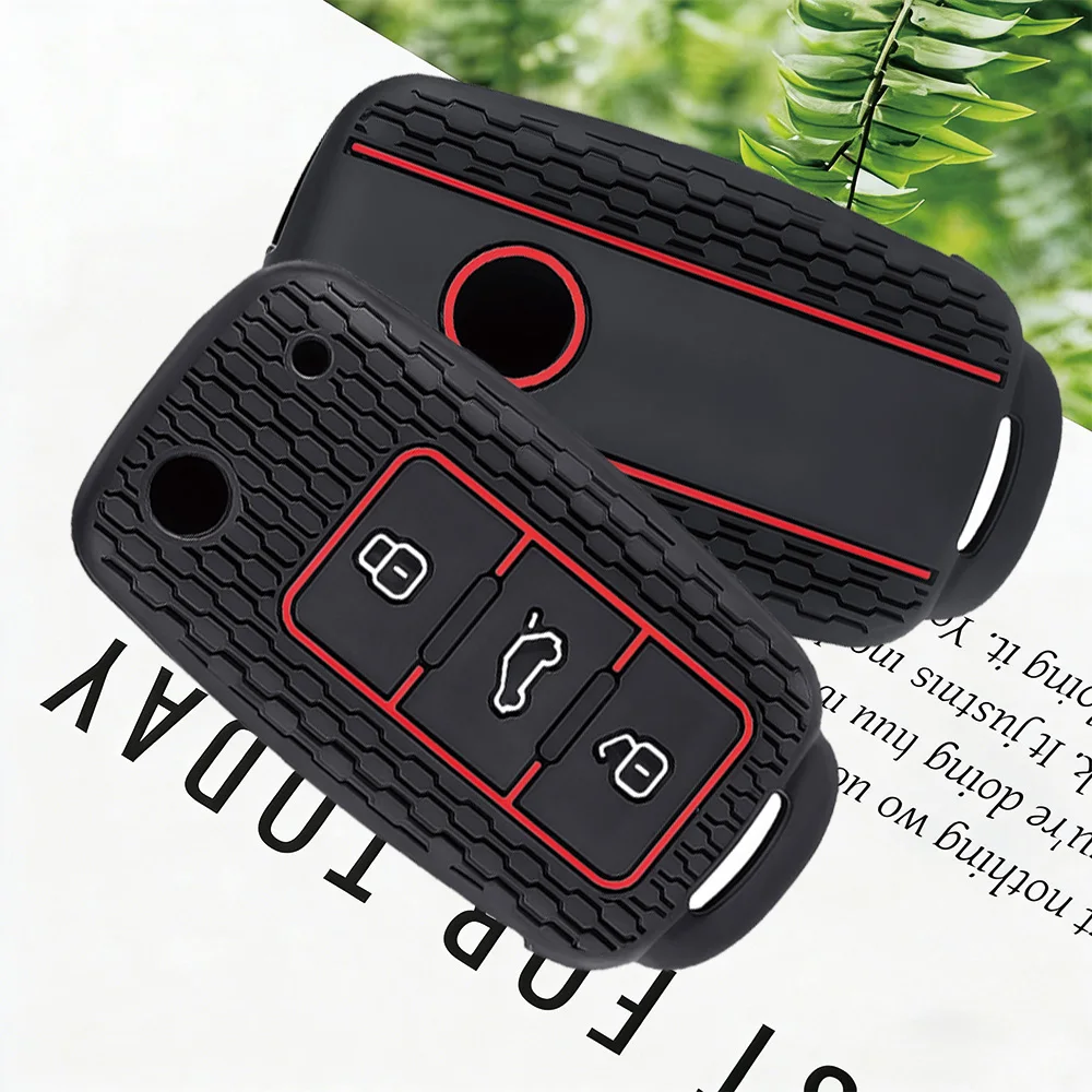 Nueva Funda Protectora de Silicona para Llave de Coche Volkswagen Polo, Passat B5, Golf 4, 5, 6, MK5, MK6, Eos, Bora, Beetle TSI 2025