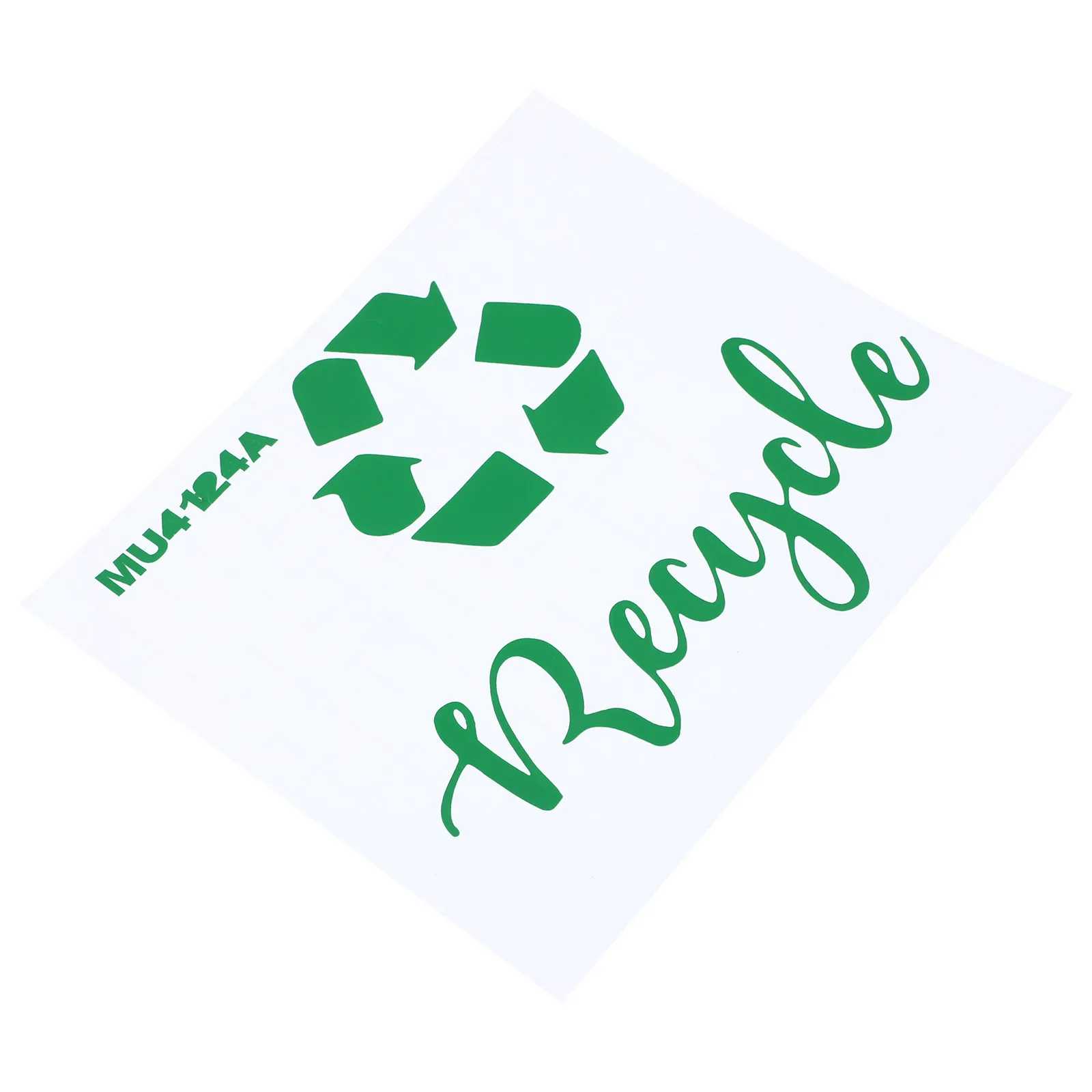 Waterproof Trash Can Classification Sticker Premium PVC Material Easy Peel Stick Recycle Bin Label for Sustainable Waste Sorting