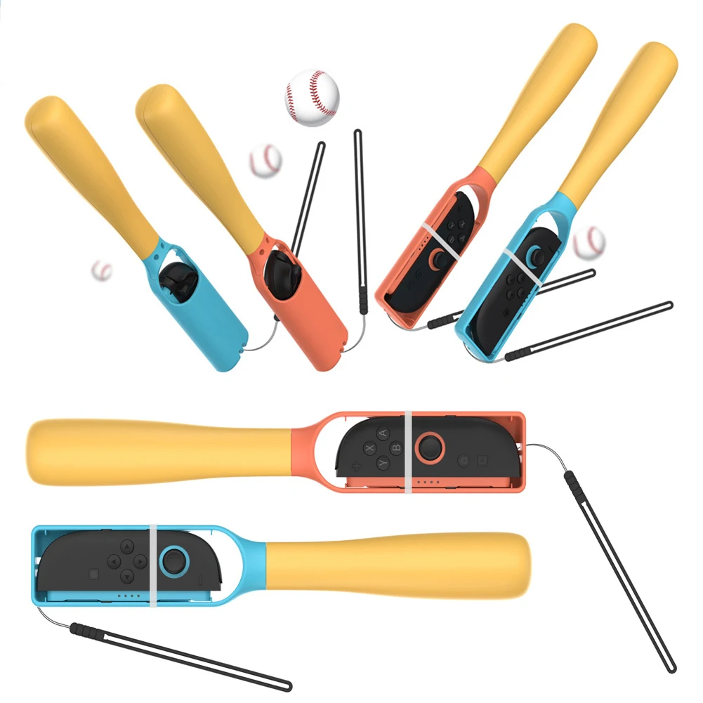 

For NS2 OELD Lightweight Handle Holder Wear Resist Game Baseball Bat Plastic Gamepad Holder Bat Compatible with Sports Games