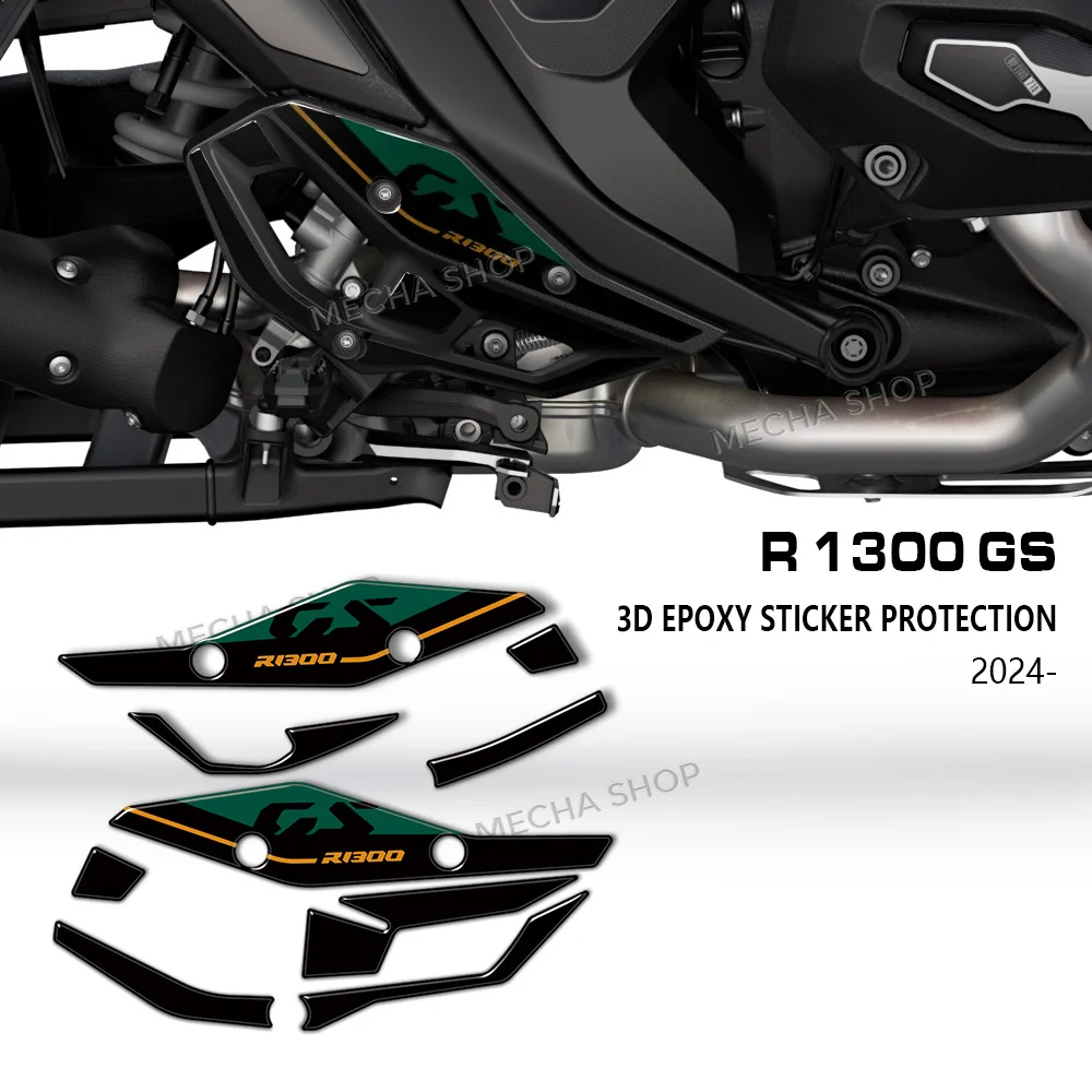 

3D-наклейки для мотоциклов R 1300 GS 2023-2026, защита порогов, аксессуары для мотоциклов, набор 3D-наклеек из смолы
