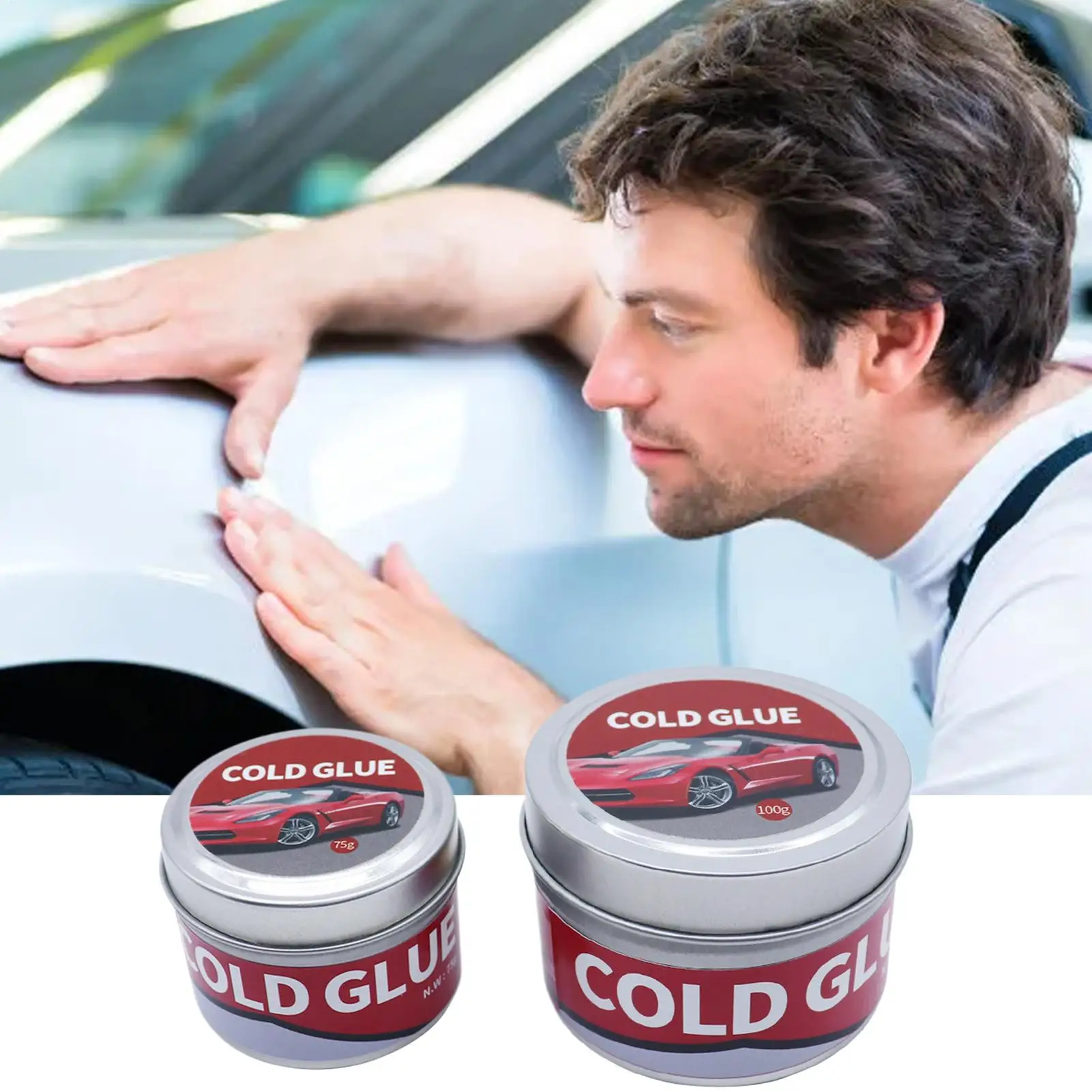 Cold Adhesive Glue Dent Puller Effective Dent Puller Glue Car Body Repair Glue Compact Adhesive Repair Tool Automotive Cold Glue