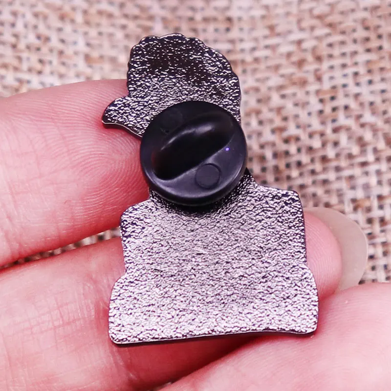 حمامة صرخة الأرجواني X المطر الأمير المينا دبابيس التلبيب دبوس هذا هو ما يبدو مثل شارة مجوهرات هدية للأصدقاء #2