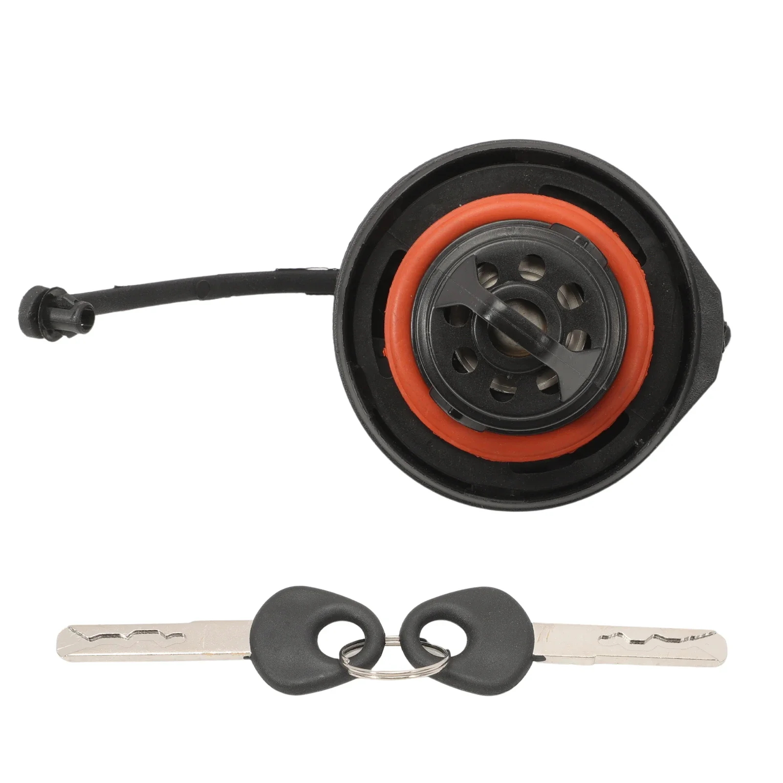 71802520 Tapa depósito de coche con cerradura y 2 llaves para Fiat 500 2007- Grande Punto EVO Fiorino 2009-