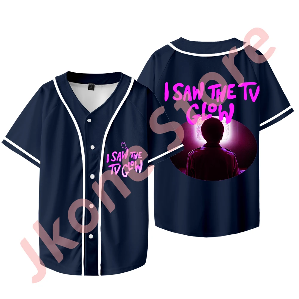 I Saw the TV Glow Merch Jersey New Logo Baseball Jacket Cosplay Women Men Fashion Casual Short Sleeve T-shirts