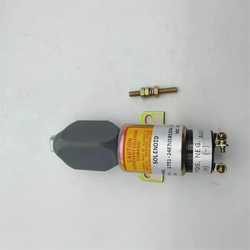 Diesel Generator Spare Parts 24V Fuel Stop Solenoid Valve 1751-24E7U1B1S5A