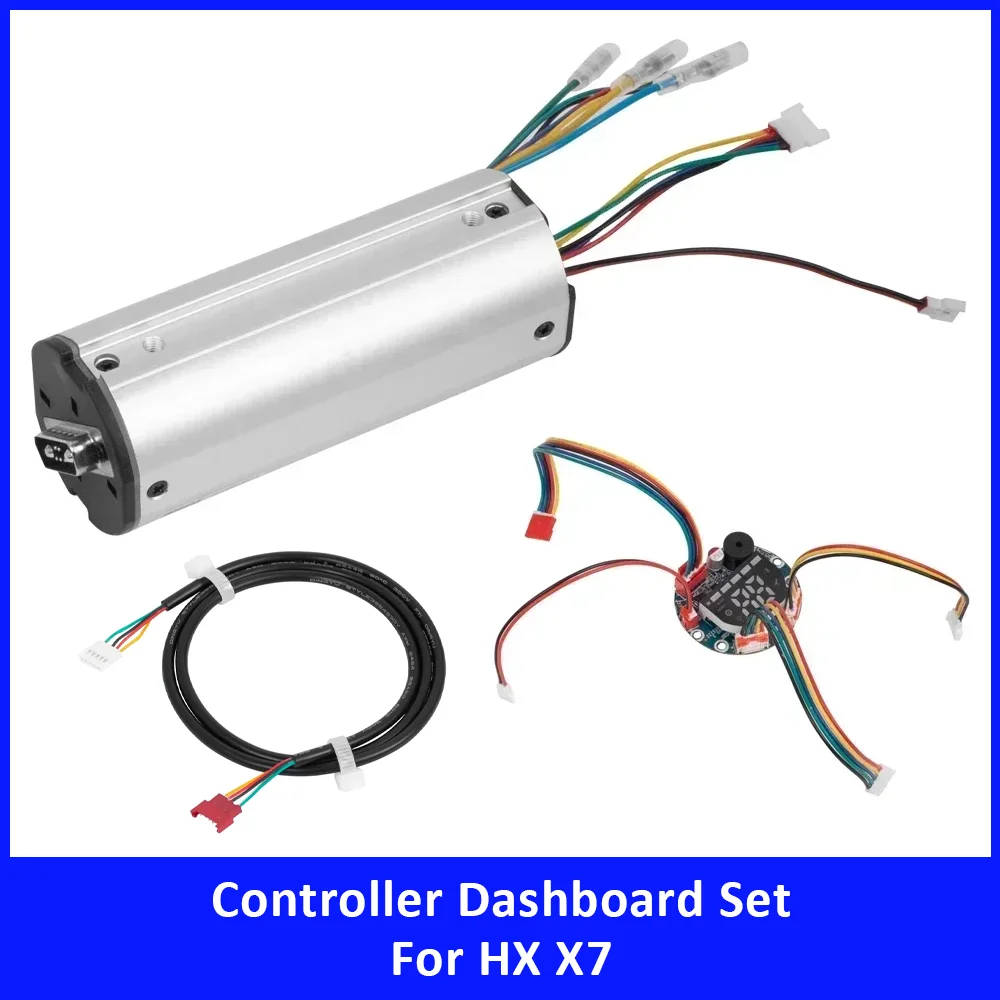 36V Controller Dashboard Set for HX X7 Motherboard Display Panel Instrument Connection Cable Electric Scooter Accessories Parts
