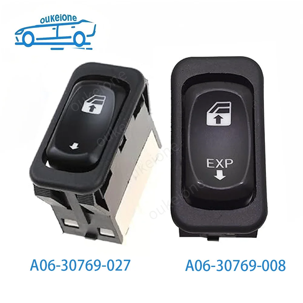 

A06-30769-008 для Freightliner Columbia 2001-2011, электрический переключатель стеклоподъемника, кнопка управления одинарным стеклоподъемником A06-30769-027