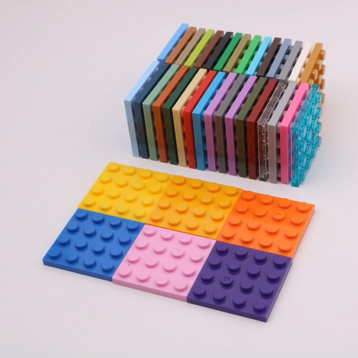 【440 Pcs】[1KG] 3031 Small Particle MOC Interlocking Blocks - DIY Dispersed Components for Technology 4X4 Foundation Board