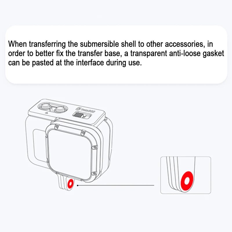 Водонепроницаемый чехол для объектива Insta360 ONE R RS 4k, 45 м