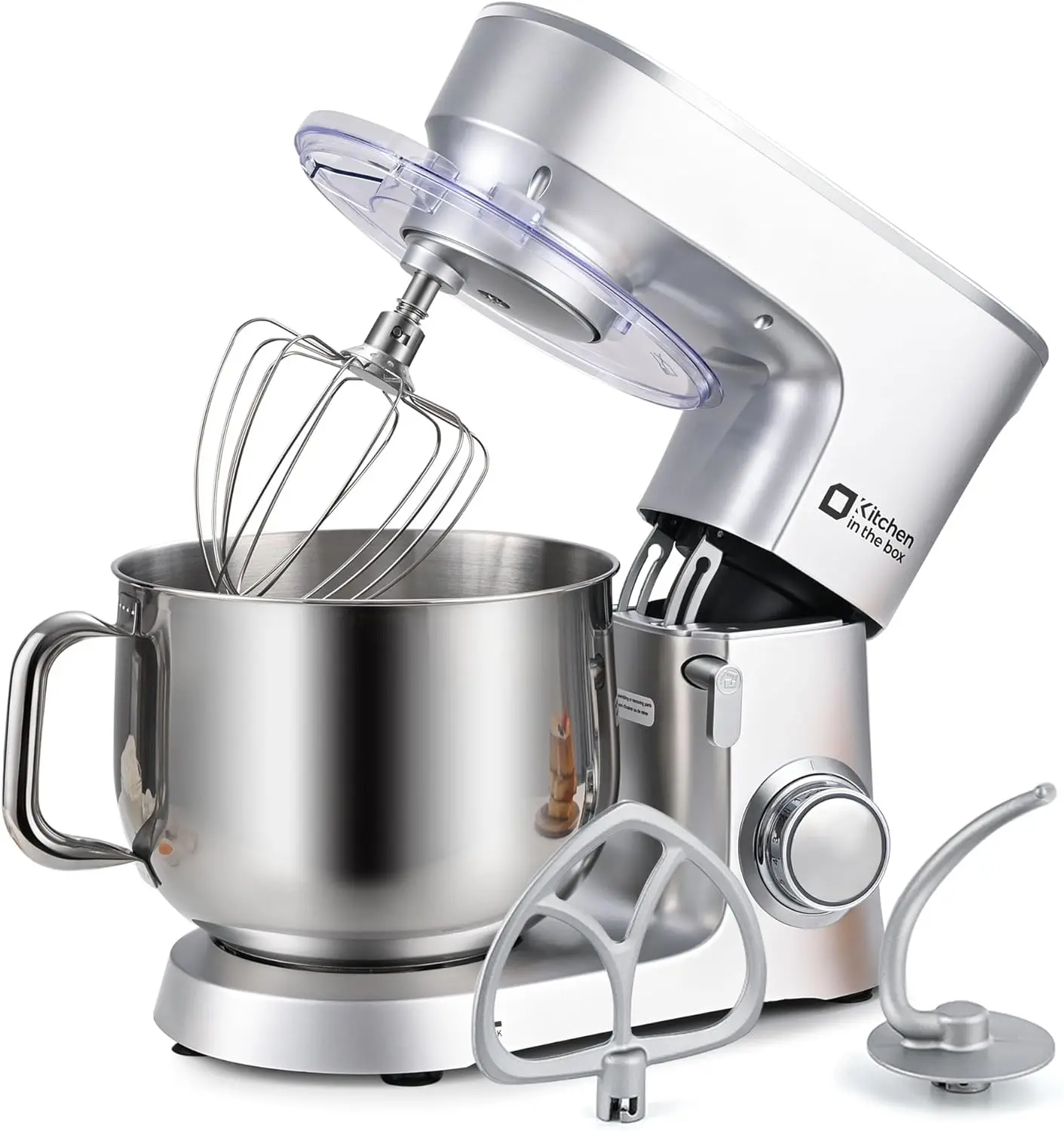 Kitchen in the Box Standmixer 900W 8,5 QT 10-Gang Große Kapazität Küchenmaschine Multifunktional