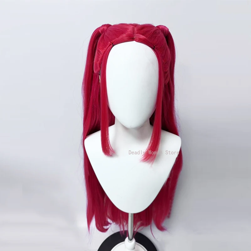 IN STOCK Huntrix Mira Cosplay Wig KPOP Demon Hunters Cosplay 95cm Pink Long Hair Heat-resistant Fiber Hair + Wig Cap