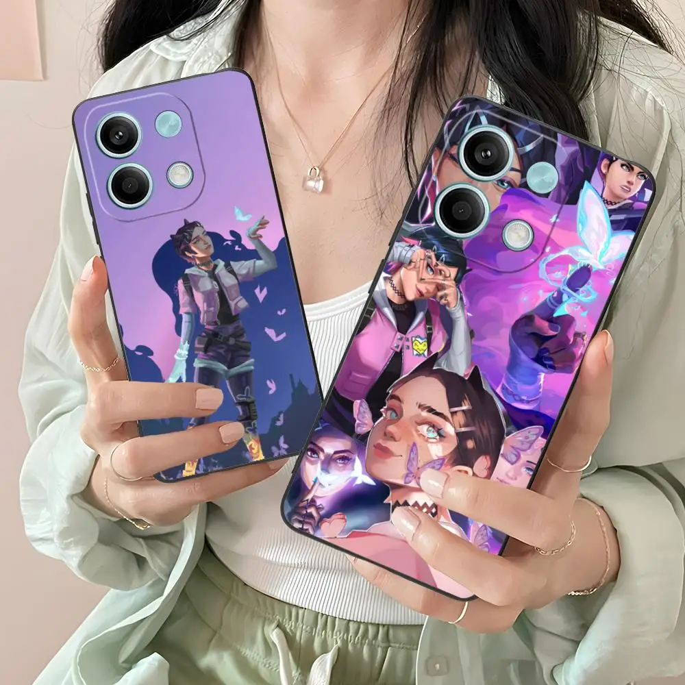 

Чехол для мобильного телефона Valorant Clove для Xiaomi Redmi Note 14 13 12 11 A5 3 2 1 Pro Plus 4G 5G Цветной защитный роскошный красивый чехол