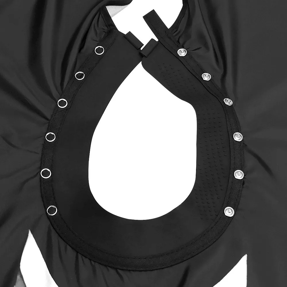 

Pattern of Suit Barbershop Capes Antistatic Styling Tools Salon Haircutting Shirt Buckle Professional Hairdresser Apron Barber