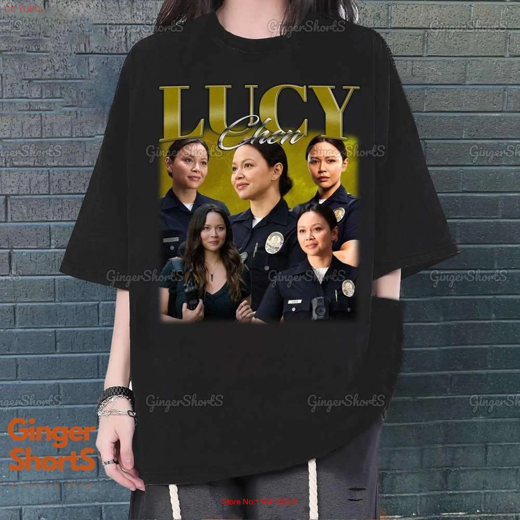 Retro Lucy Chen T Shirt SweaT The Rookie TV Merch long or short sleeves