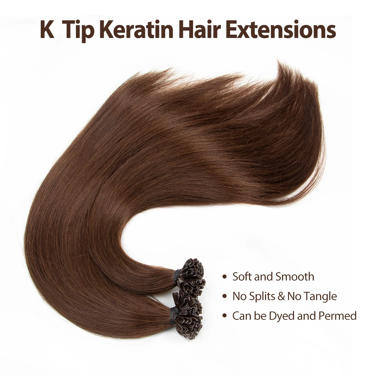 # 04 K-تلميح وصلات شعر شعر الإنسان V تلميح الكيراتين الانصهار وصلات شعر طبيعي مستقيم آلة تمديدات شعر ريمي #4