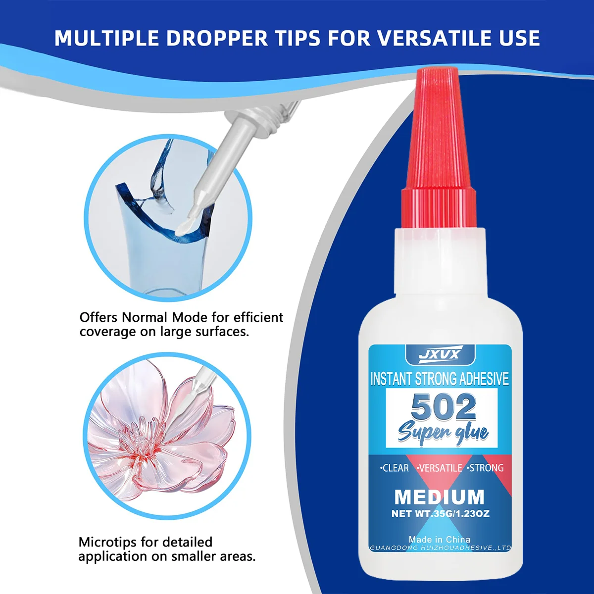 الغراء الفائق سريع الجفاف Cyanoacrylate لمشروب السيراميك المعدني المطاط البلاستيك سريع التحضير السندات القوية 20 جرام 35 جرام 50 جرام وكيل إصلاح سريع مقاوم للماء لوازم متجر القرطاسية #4