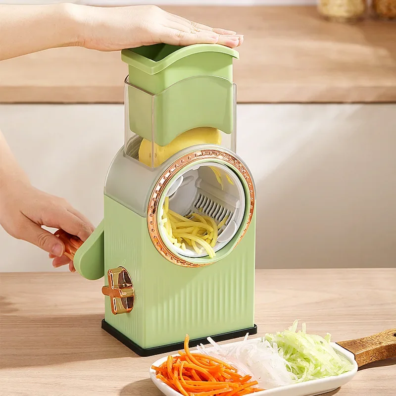 

Manual Vegetable Fruits Nuts Meat Slicer Cutter Peeler Grater Chopper Home Kitchen Accessories Coarse and Fine Cutter