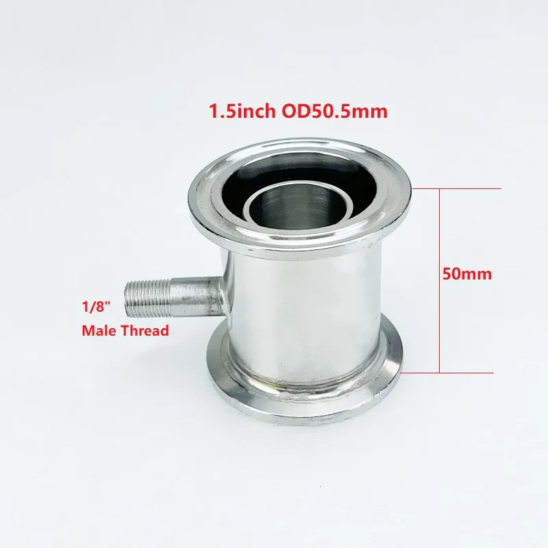 1.5inch OD50.5mm Tri Clover Rectification Module With 1/8