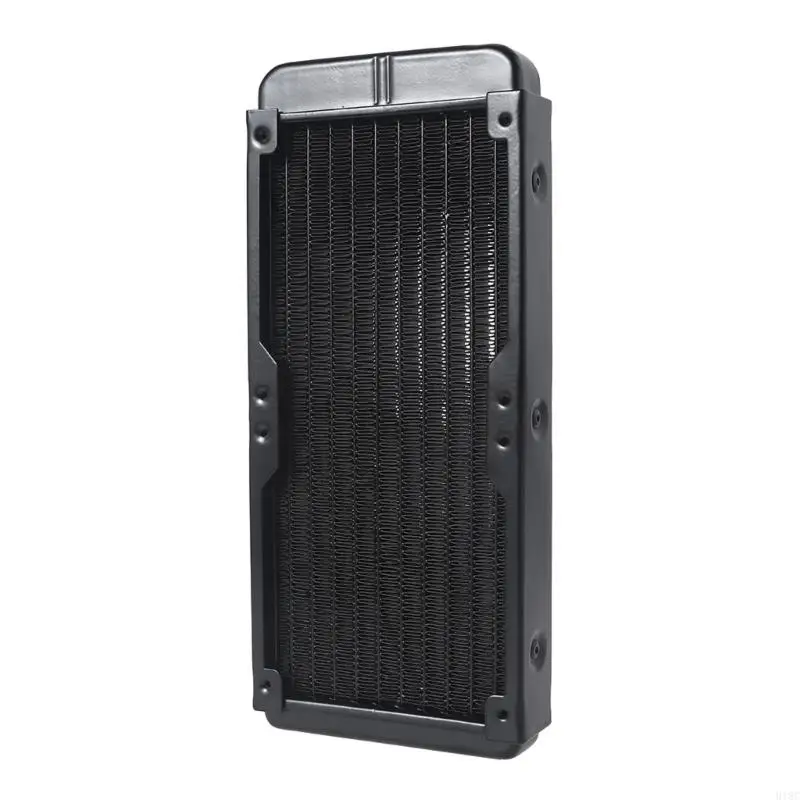 918C 10 Pipe Aluminum Heat Exchanger Radiator for PC CPU CO2 Water Cool System Computer G1/4