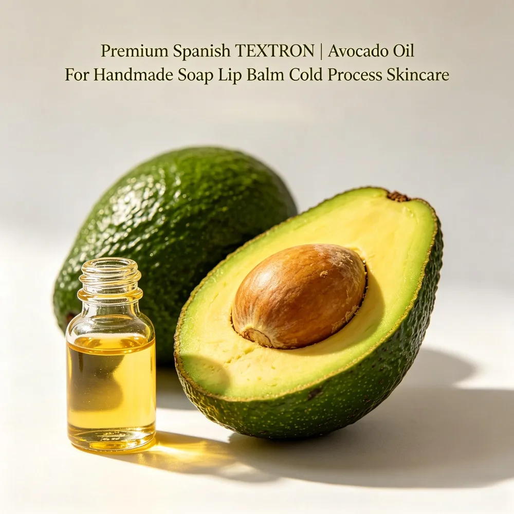 Premium Spanish TEXTRON Avocado Oil | Refined For Handmade Soap Lip Balm Cold Process Skincare