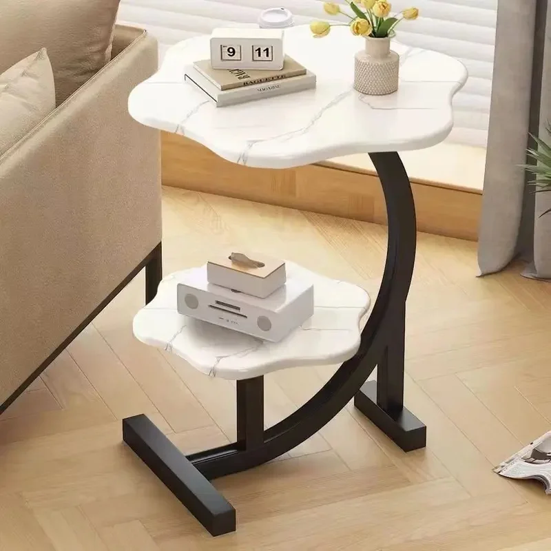 Nordic style light luxury edge modern bedside table bedside living room sofa side table simple coffee table net red JJ4614