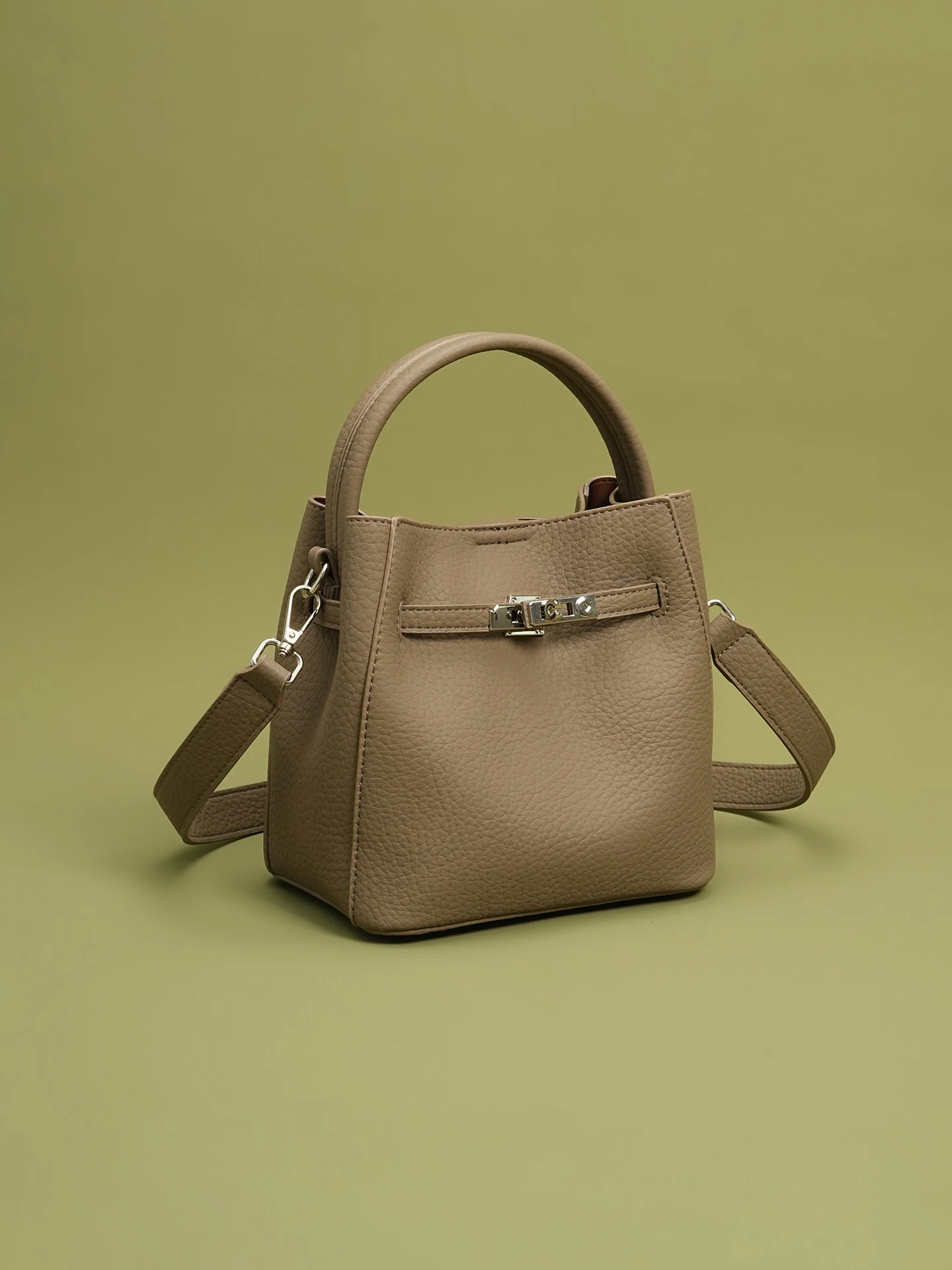 

Autumn Retro Casual Women's Handheld bucket bag Fashion versatile Crossbody Bag Senior Texture Commuter Bucket Women's Bags