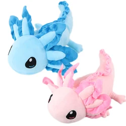 40/70cm Kawaii Axolotl Plush Toy Soft Stuffed Plushie Doll Cartoon Character Toys Kids Baby Chlidren Christmas Gift