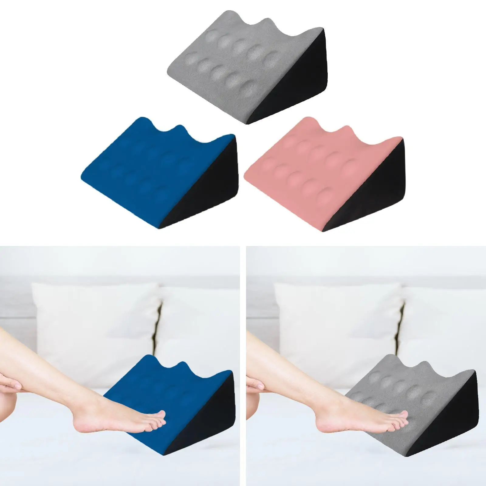 Bed Wedge Pillow Leg Pillow Bedroom Home Massage Back Cushion for Adults Waist