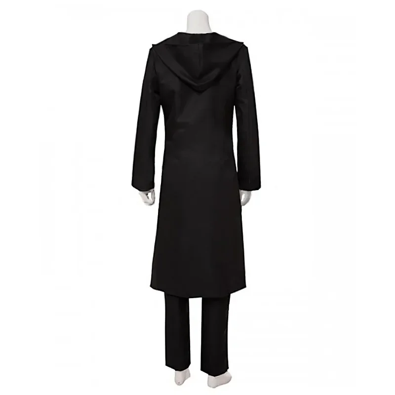 Eren Jaeger Cosplay Costume Anime Titan Costume Wig Cosplay Eren Yeager Black Hooded Trench T-shirt Pants Halloween Clothes view 4