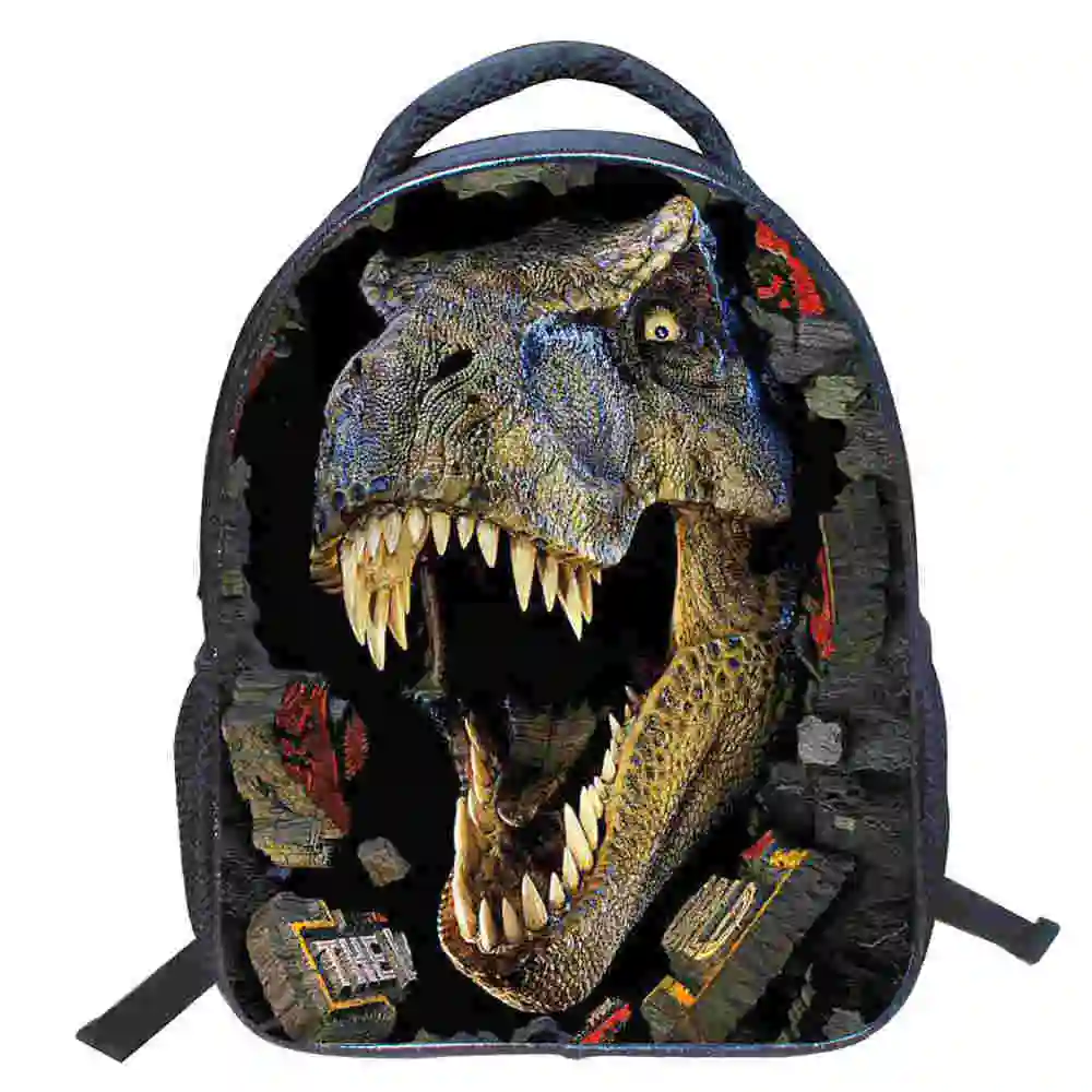 Dinosaur 3d Printed Backpack Cartoon Children T-rex School Bags Baby Women Men Accessory Kids Boys Girls Toddlers Mochila