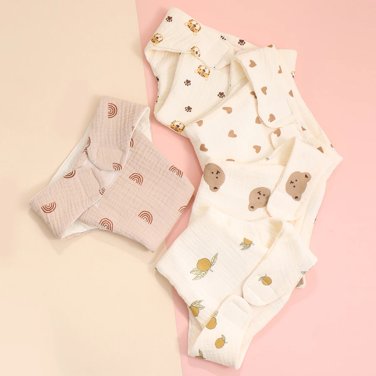 Pantaloni da allenamento per bambini in cotone riutilizzabili impermeabili pantaloncini per neonati biancheria intima pannolini per bambini