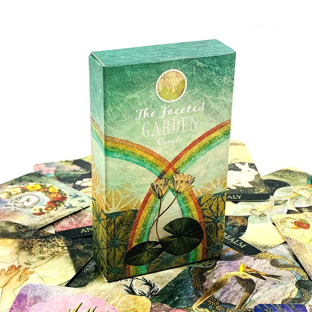 The Faceted Garden Oracle Cards A 50 Deck Divination Edition Cards Game Inspired By The Symbolism,Family Gathering Game Cards