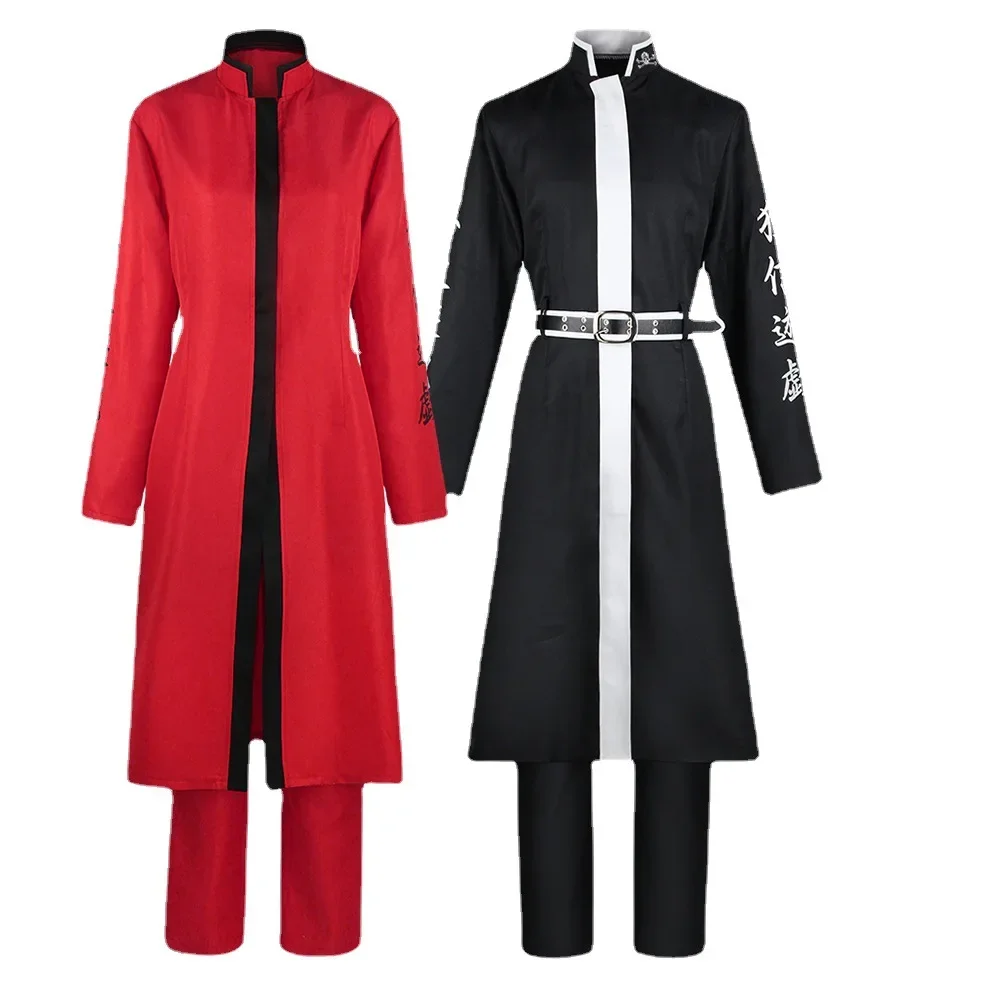 Kurokawa Izana Cosplay Traje, Tokyo Revengers Uniforme Vermelho, Halloween Festa Carnaval Traje para Homens, Adulto