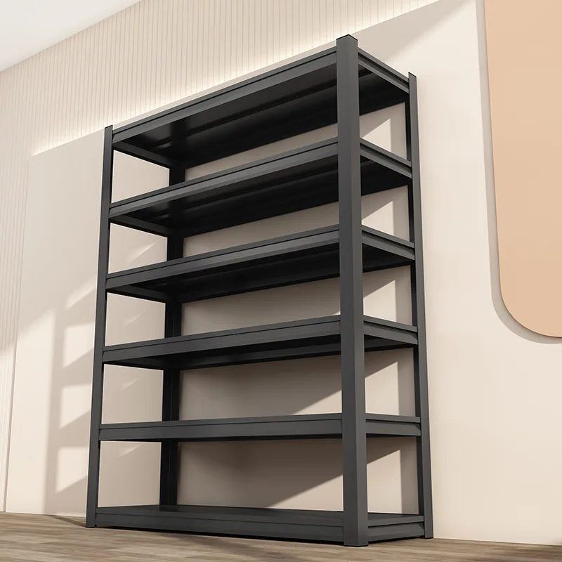Home Use Steel Made Floor Standing Multi-Layer Storage Rack Commercial Underground Warehouse Shelf Organizing System