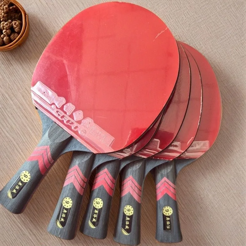 

Table tennis racket professional single racket carbon long handle horizontal racket short handle pen-hold racket competition