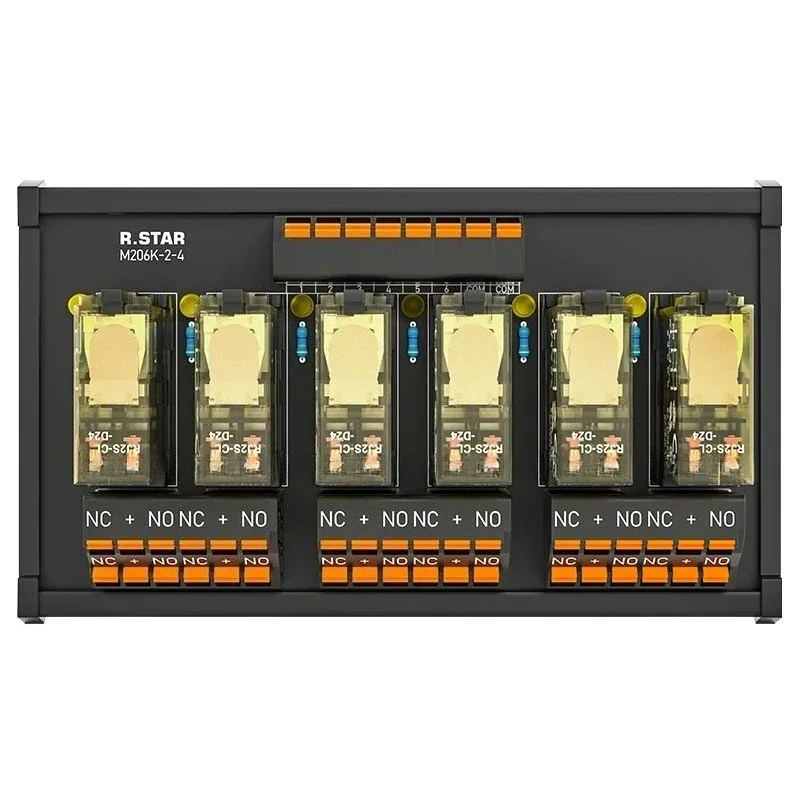Relay module 24v12v electromagnetic DC control fast wiring amplifier board with direct insertion screw type idec