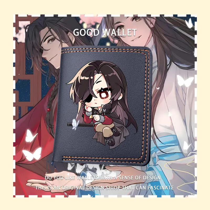 

Tian Guan Blessing Xie Lian Huacheng Q Version Anime Peripheral Cute Cartoon Coin Purse Short Wallet TT Anime