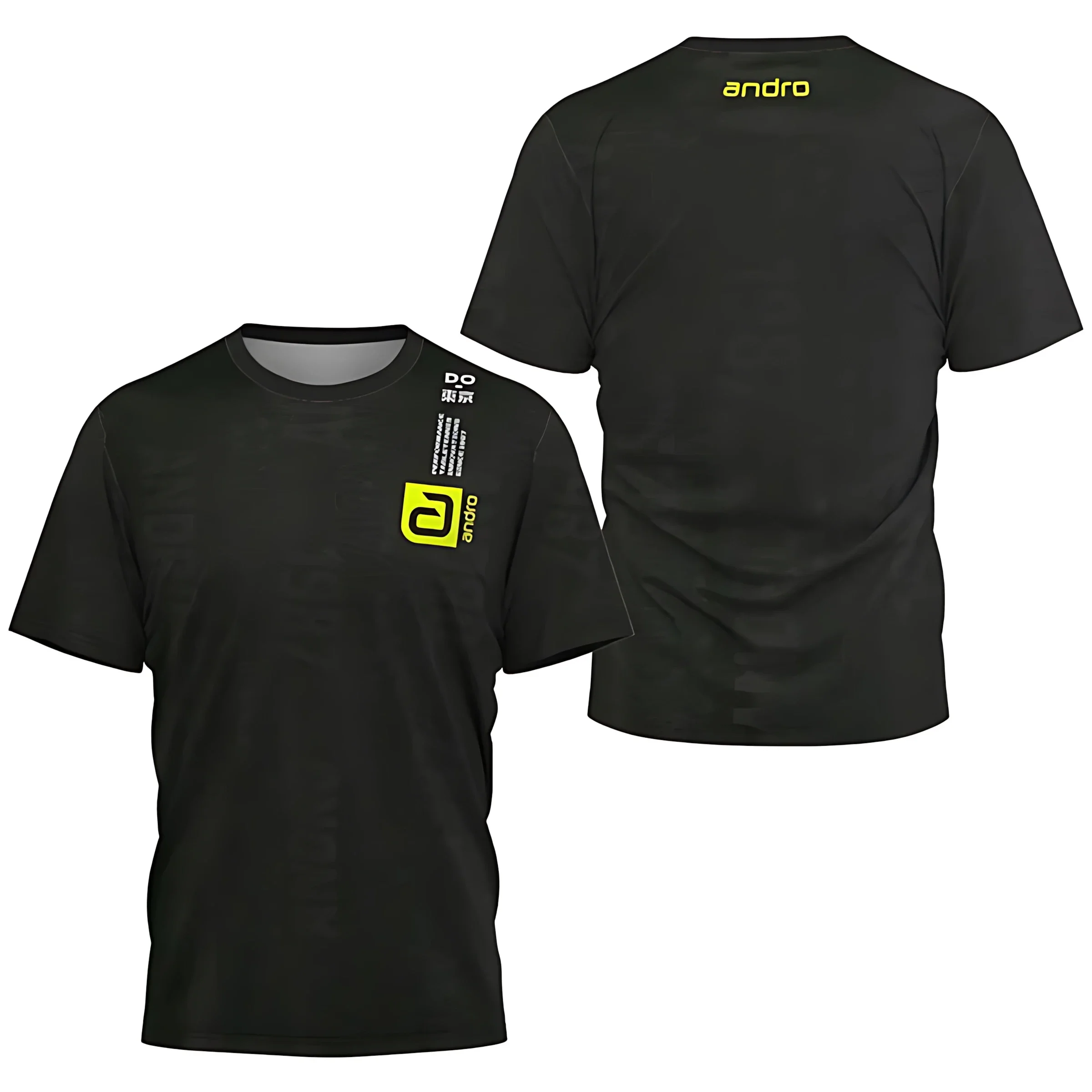 Hot-selling men's T-shirts badminton and table tennis club tops quick-drying short-sleeved shirts in summer 2025