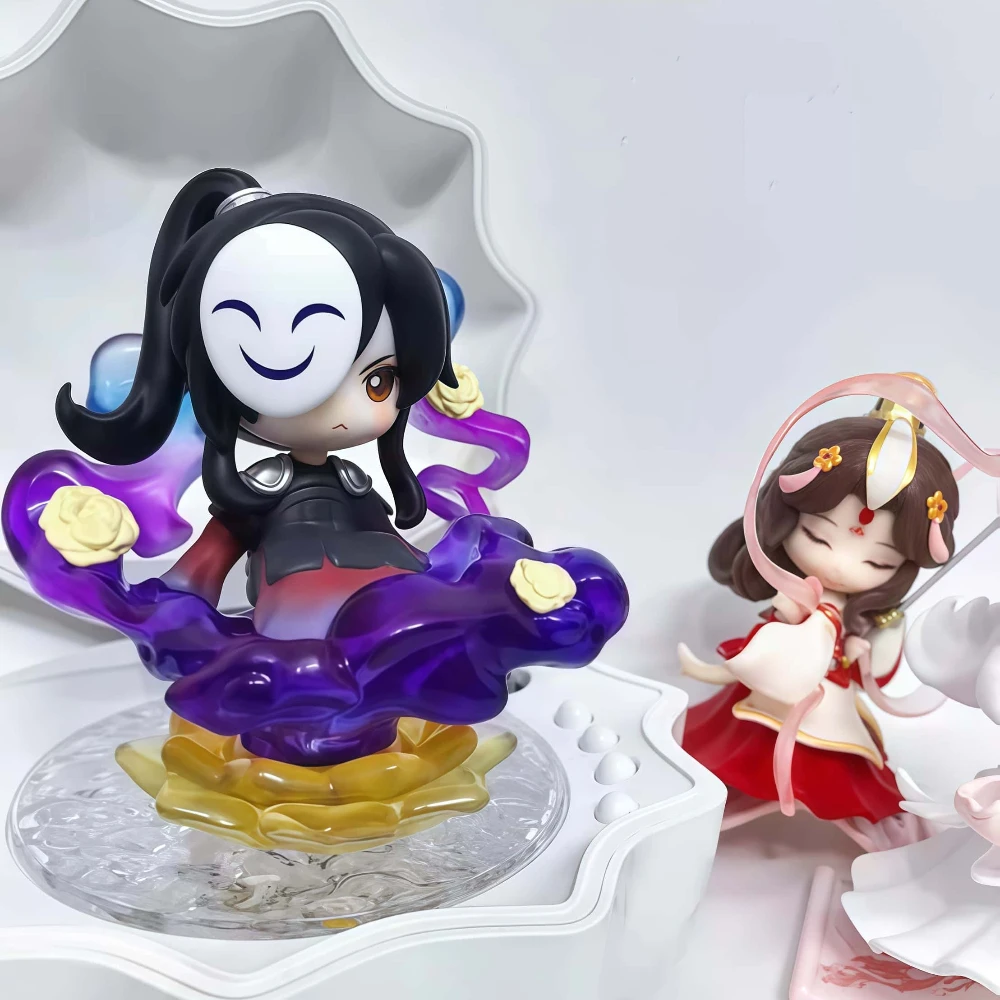 New Genuine Tian Guan Ci Fu Danqing Fenghua Series Blind Box Anime Figure Xie Lian Hua Cheng Collect Figurine Model Toys Gift