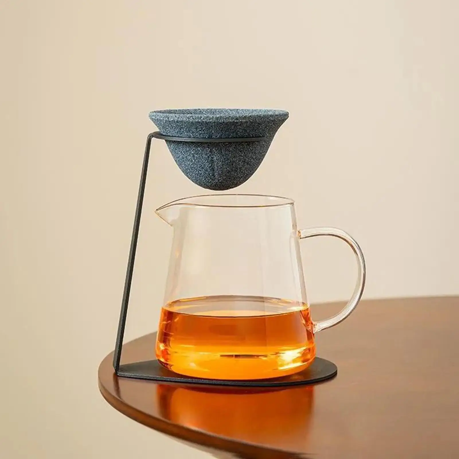 Heat Resistant Ceramic Microporous Tea Strainer Set Suitable For Brewing Tea Coffee Reusable Easy To Clean