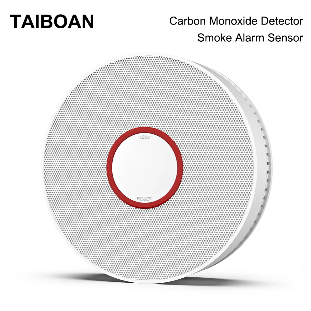 High Sensitive Composite Carbon Monoxide Detector Independent Use Wireless Fire Protection Smoke alarm Sensor for Home Kitchen