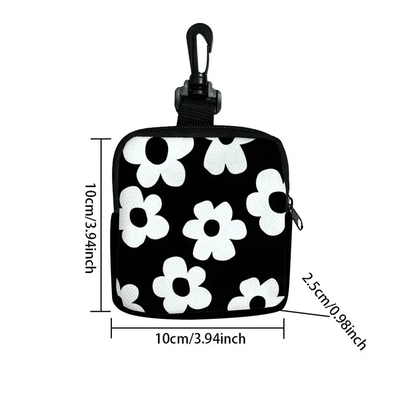 Versatile Large Capacity Small Floral Printed Wallet Portable Storage Bag Great Gift Choice For Various Occasion