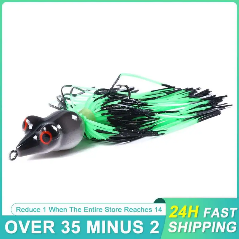 New Luya Ray Frog 9cm7g Reusable Rubber Anti Entanglement Popular Biomimetic Fishing Bait Plastic Hard Frog Bait