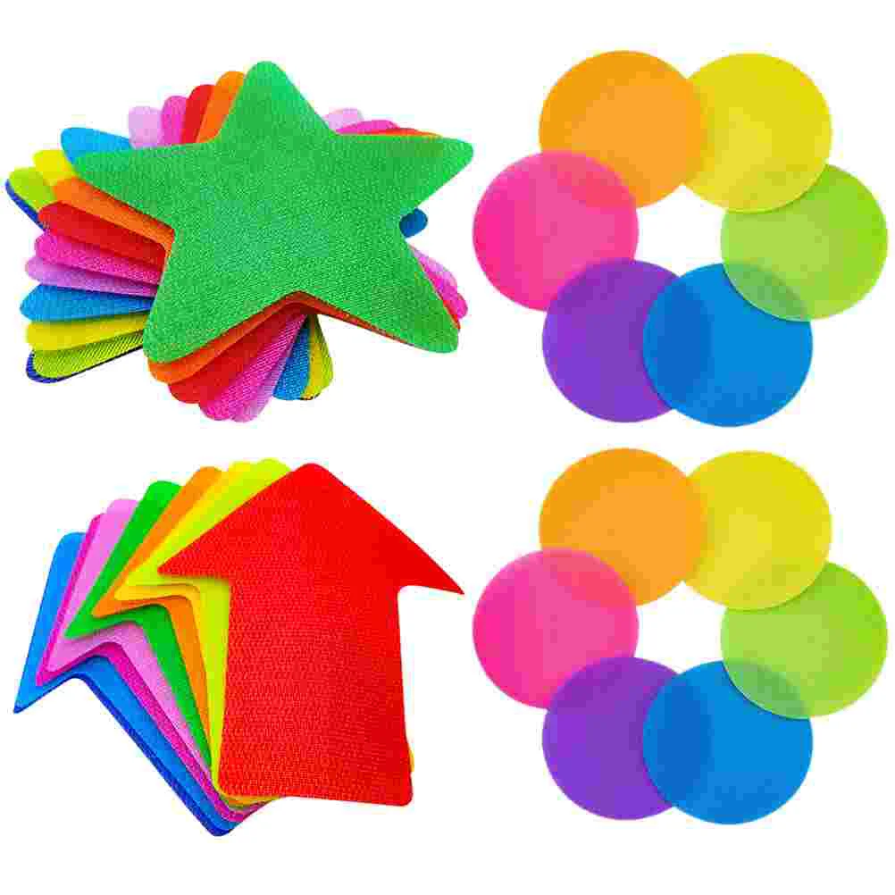 

30 Pcs Carpet Markers Kids Accessory Stickers Logo Household Funny Spot Nylon Floor Child Rugs for Flooring